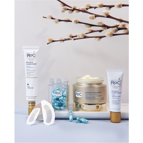 Roc retinol correxion line smoothing krema za područje oko očiju protiv natečenosti, podočnjaka i bora 15 ml za žene Slike