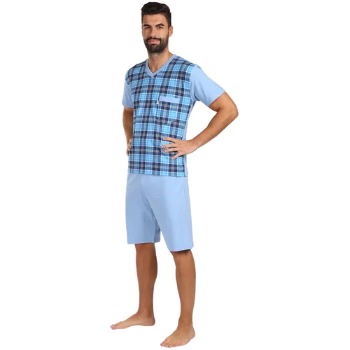 Foltýn Men's pajamas oversized blue