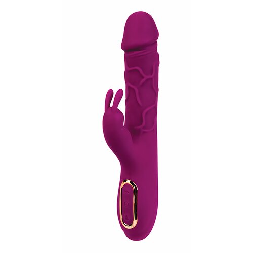 Fantasy Vibrator sa zagrevanjem Helios, 22.5cm, Roze Slike