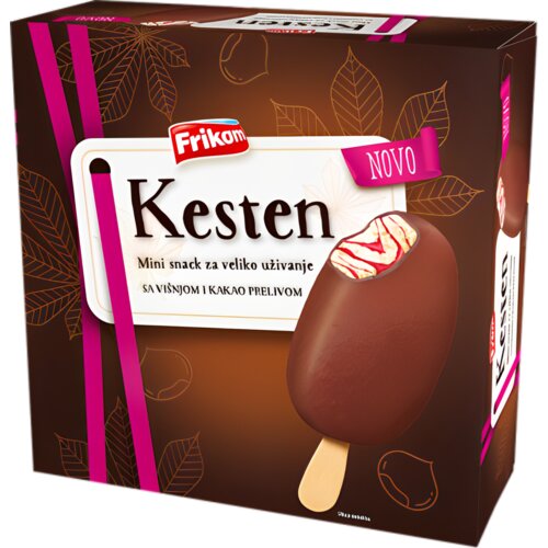 Frikom sladoled kesten mini multipack 6x60ml Slike