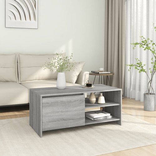  Stolić za kavu boja hrasta 102 x 50 x 45 cm konstruirano drvo Cene