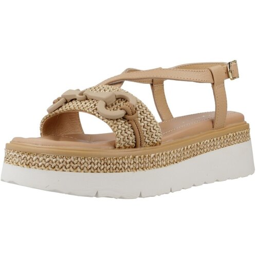 Stonefly Sandali & Odprti čevlji SOLES 4 NAPPA LTH/RAFFIA Kostanjeva Cene