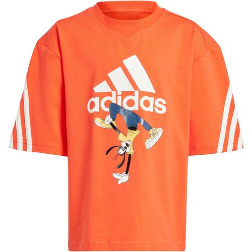 Adidas Tehnička sportska majica 'Disney Mickey Mouse' tamno plava / narančasto crvena / crna / bijela Cijene