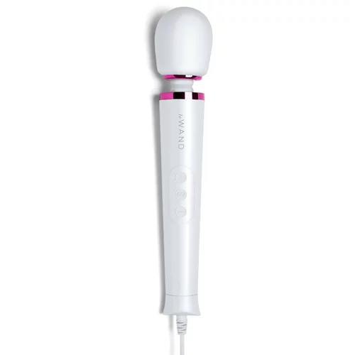 Le Wand Petite Plug-In - električni vibrator za masažu (bijeli)