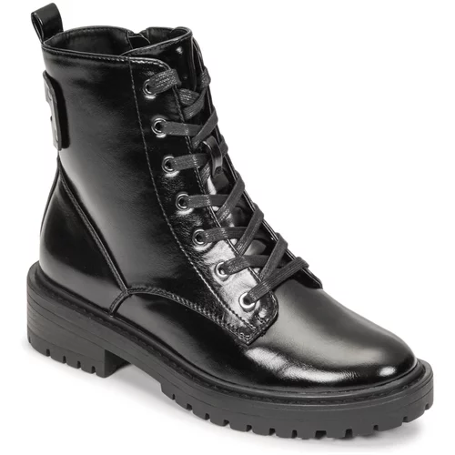 Only ONLBOLD-15 SHINY LACE UP BOOT Crna