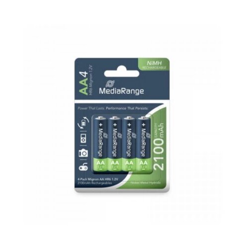  Baterija MEDIARANGE AA 2100mAh AA-HR6 (HR06) BLISTER 4kom punjive NiMH baterije Cene