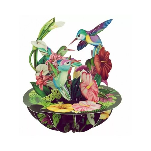 Santoro Pirouettes - Čestitka 3D - Pirouettes, Hummingbirds Cene
