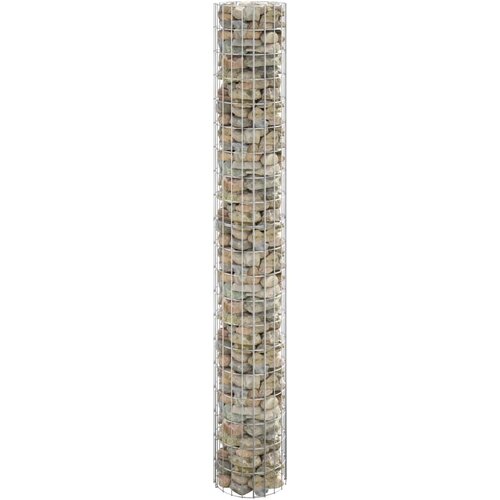 vidaXL Okrogla visoka greda gabion pocinkano jeklo &Oslash;30x200 cm Cene