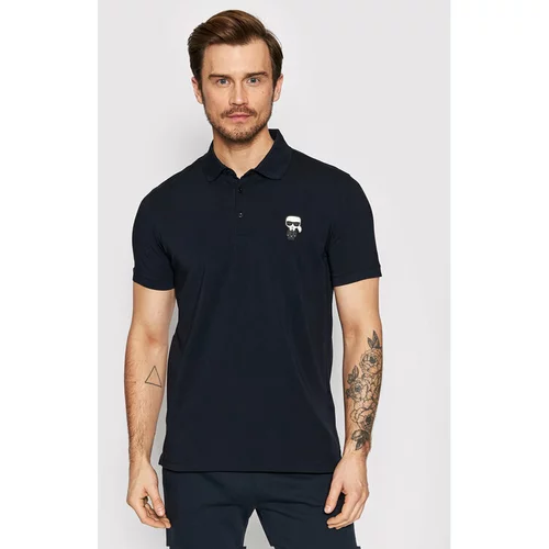 Karl Lagerfeld Polo majica 745022 500221 Mornarsko modra Regular Fit