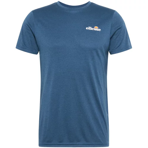 Ellesse Tehnička sportska majica 'Malbe' plava melange / mandarina / jarko crvena / bijela