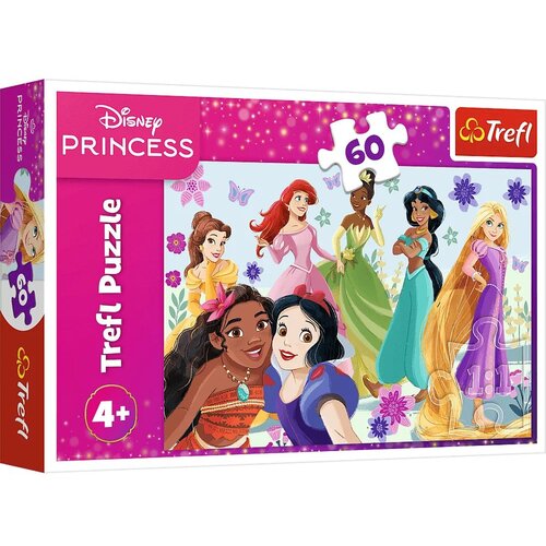 Trefl Puzzle Disney princeze u akciji - 60 delova Slike