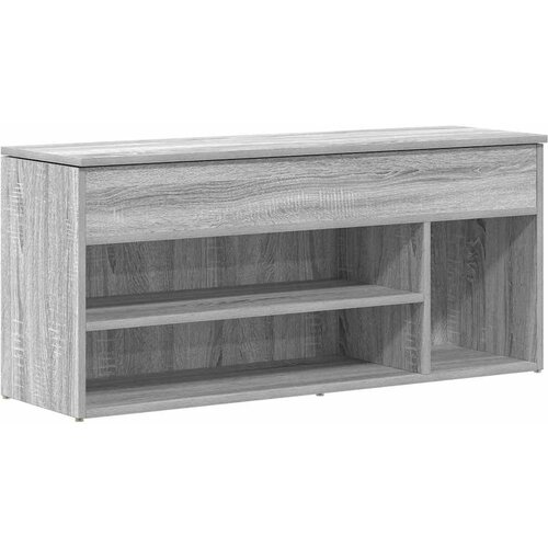  Klupa za cipele boja hrasta 102x30,5x45 cm konstruirano drvo Slike