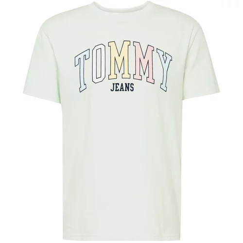Tommy Hilfiger Majica svetlo modra / rumena / pastelno zelena / rdeča