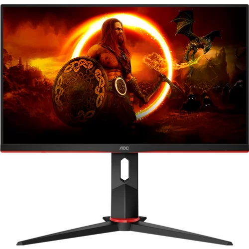 AOC Gaming 24G2SPU/BK - G2 SeriesLED monitor gaming 23.8&quot; 1920 x 1080 Full HD (1080p) @ 165 Hz IPS 300 cd/m² 1000:1 4 ms 2xHDMI VGA DisplayPort speakers black red - 24G2SPU/BK