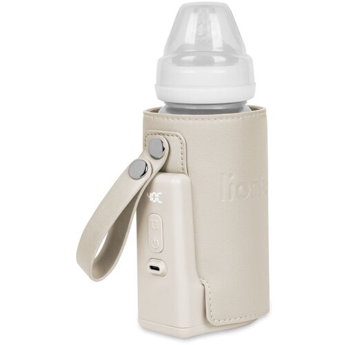 Lionelo Thermup Go Plus električni prijenosni grijač bočica - TERMOSICA s baterijom, Beige Calm Slike