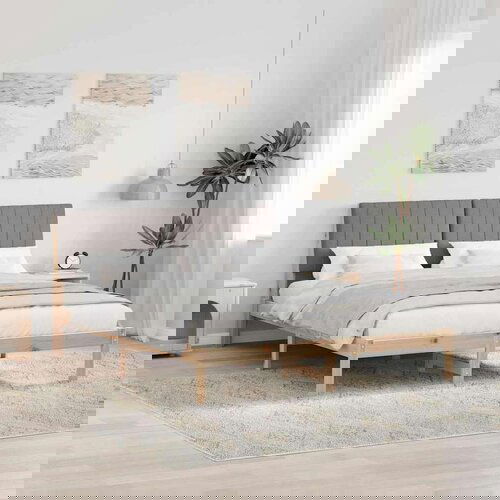  Konstrukcija postelje Rjava 160 x 200 cm Masivno borovo les, (5000084046) Slike