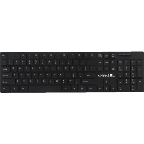 Connect Xl Tastatura sa multimedijalnim tipkama, USB, SLIM, crna boja – CXL-K300