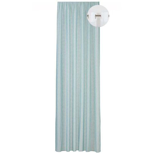 Mendola Fabrics Mint zelena prosojna zavesa 140x260 cm Teatro &amp;ndash; Mendola Fabrics Slike