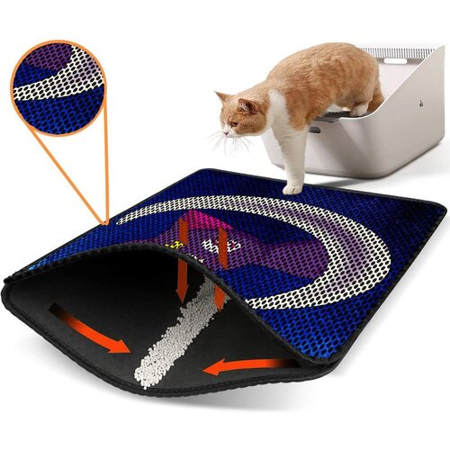 WALLXPERT Nrszn0136 multicolor cat litter mat Cene