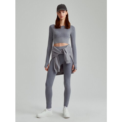 House - High waist tajice - Svijetlo siva Slike