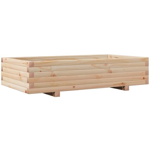 Maison Chic Vrtno cvetlično korito - Cvetlični Lonec 110x60x26,5 cm trdna borovina, (21790534) Slike