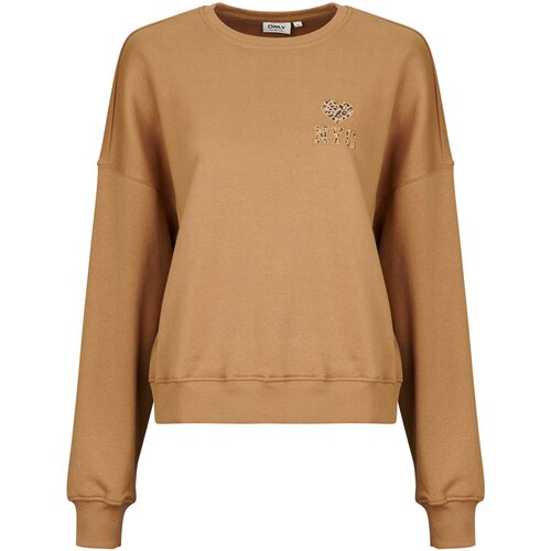 Only ONLLISE L/S O-NECK PRINT Smeđa Slike