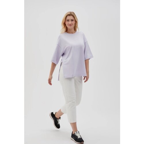 Marisse Women's Sweatshirt L-Bl-4602 L.Violet Cene