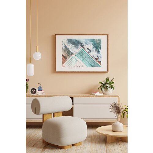 Wallity uramljena slika Lmnmdlkahve46, 33x48 cm Cene