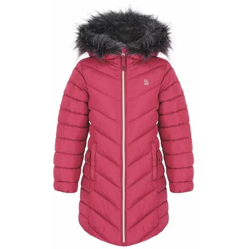 LOAP INDALONA Zimski kaput za djevojčice, ružičasta, veličina