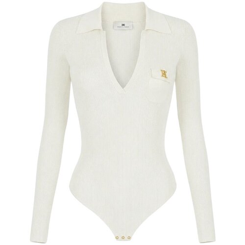 Elisabetta Franchi Spodnje majice bk02b66e2-360 Bela Slike