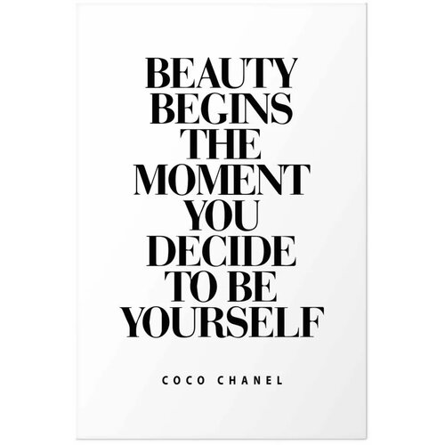  Plakat - Coco Chanel 40x60 Bez okvira Slike