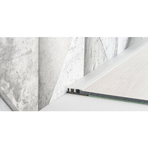 LOGOCLIC završni profil (srebrne boje, 0,9 m x 21 mm, vrsta montaže: uticanje) Cijene