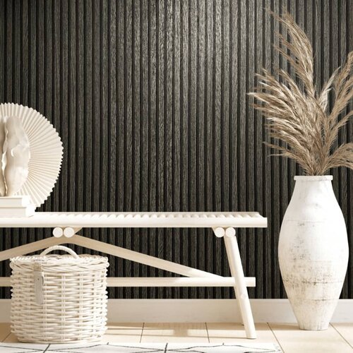 Noordwand Tapeta Botanica Wooden Slats rjave in sive barve Slike