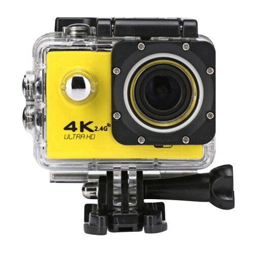 SARAHE WIFI Vodoodporna akcijska kamera Kolesarska 4K kamera Ultra potaplja&scaron;ka 60PFS kamera Čelada kolesarska kamera Podvodna &scaron;portna kamera 1080P (rumena), (22012638) Cene