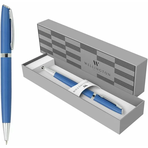  Set pisaći Toledo Wellington kemijska olovka u poklon kutiji plava