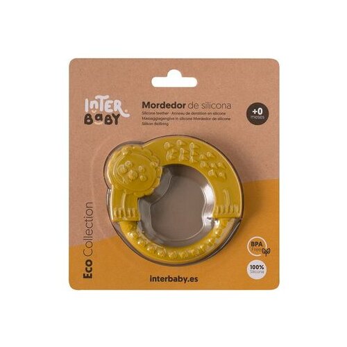 Interbaby Silikonski grickalica za bebe Ocher Yellow Cene