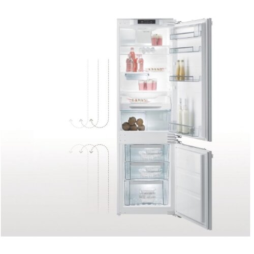 Gorenje vgradni hladilnik z zamrzovalnikom spodaj NRKI4182P1 Slike