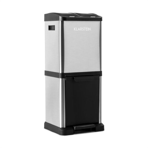 Klarstein KOSYSTEM² , KOŠ ZA SMEĆE, ODVAJANJE OTPADA 30 L (1 X15 L, 2X7,5 L) PE NEHRĐAJUĆI ČELIK Cijene