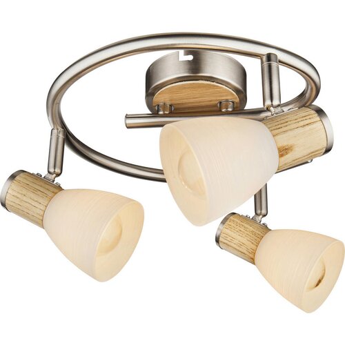 Globo Trojni reflektor Gylfi (40 W, E14, mat nikelj) Slike