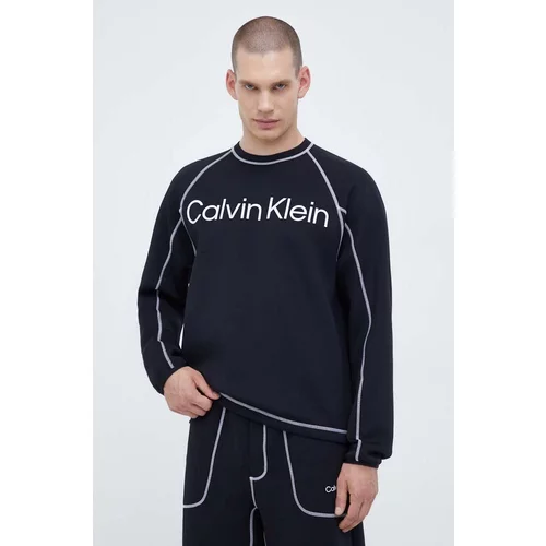 Calvin Klein Pulover za vadbo črna barva