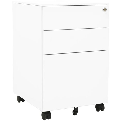 Furnova Premična omara za dokumente bela 39x45x60 cm jeklo, (21919660) Slike