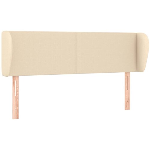 Maison Chic Vzglavna omarica - Nočna omarica - Posteljna omarica z ušesi krem 147x23x78/88 cm blago, (21711799) Cene