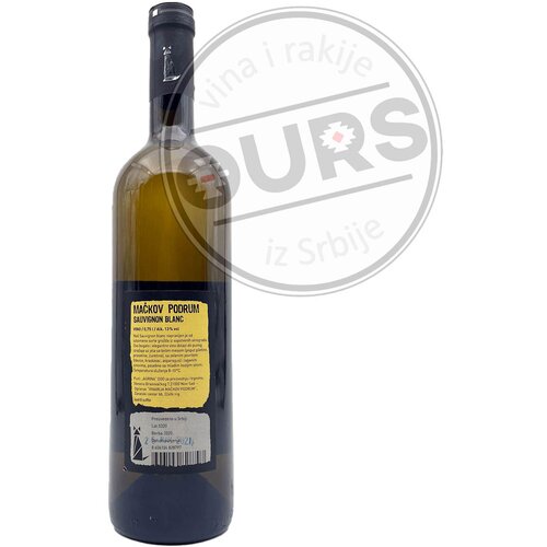 Mačkov Podrum sauvignon blanc 0,75L Slike