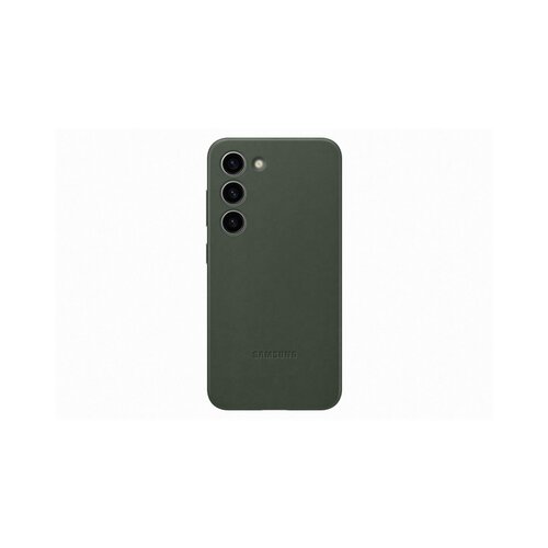 Samsung galaxy S23 leathe case green Slike