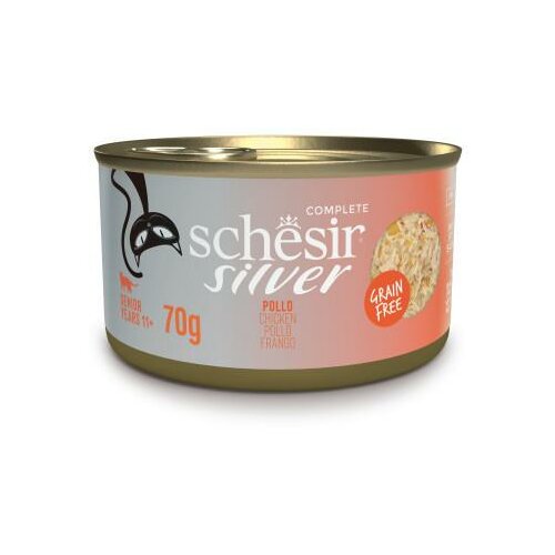 Schesir silver Senior konzerva za mačke - Piletina 70g Cene