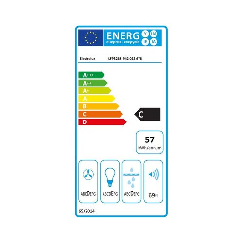 Electrolux ugradbena napa LFP326S Slike