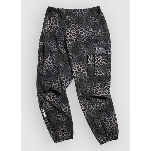 Loose Riders C/S Cargo Black Pard Pants leo Slike