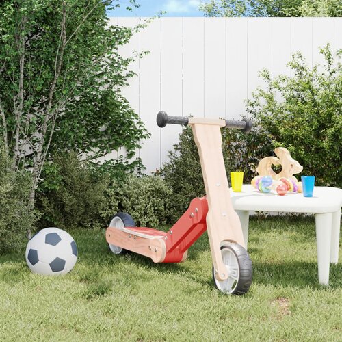 vidaXL Dječji romobil 2-u-1 crveni Cijene