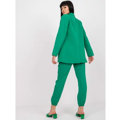 Fashion Hunters Light green women's blazer from the Veracruz suit