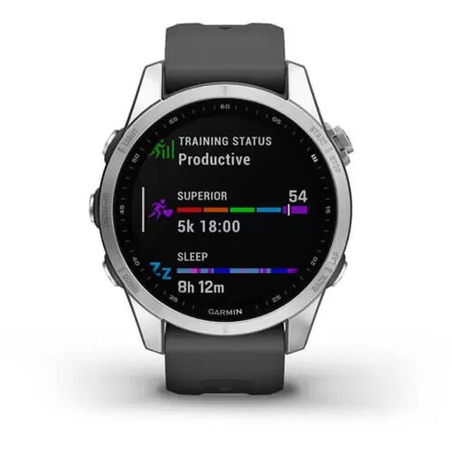 Garmin Smart watch Fenix 7S Srebrni s grafitno sivim remenom Cijene